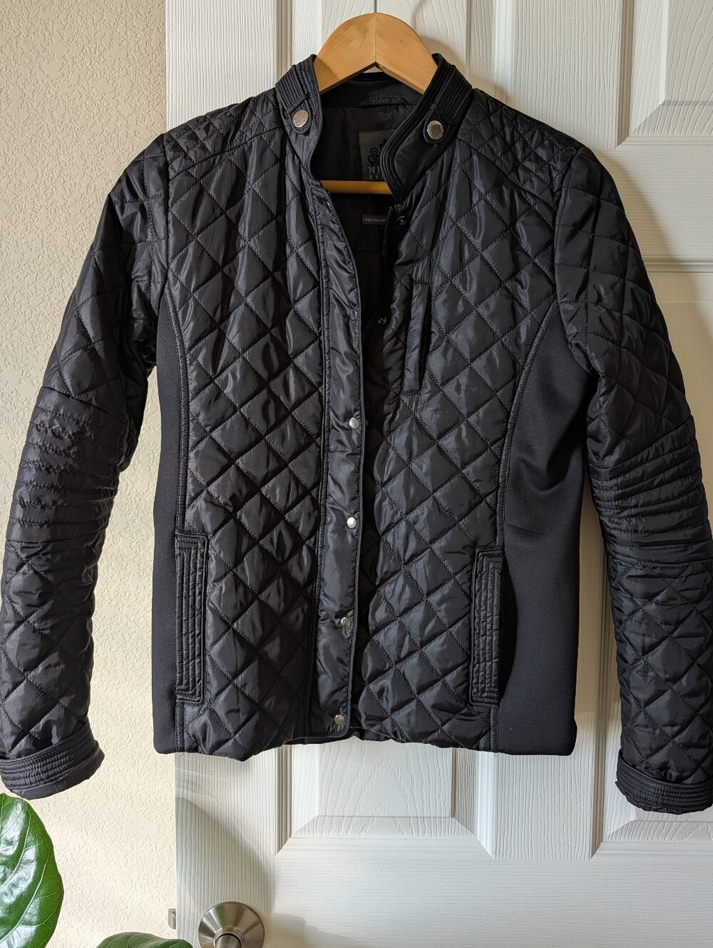 Nicole Benisti Quilted Puffer Bomber Style Small Women's